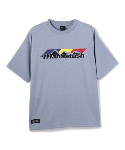 MANASTASH(マナスタッシュ)/MANASTASH/マナスタッシュ/DRY DEO TEE SCHEME L/ロゴTシャツ/バイオレット9