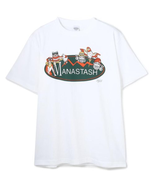 MANASTASH(マナスタッシュ)/MANASTASH/マナスタッシュ/BENLAMB ORIGINAL LOGO TEE/ロゴTシャツ/ホワイト