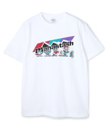 MANASTASH(マナスタッシュ)/MANASTASH/マナスタッシュ/BENLAMB SCHEME LOGO TEE/ロゴTシャツ/ホワイト