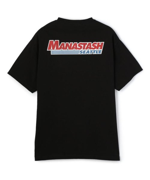 MANASTASH(マナスタッシュ)/MANASTASH/マナスタッシュ/MARKET TEE/ロゴTシャツ/ブラック