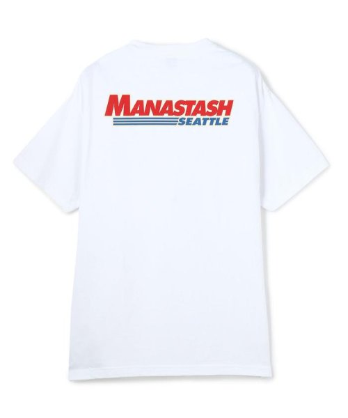 MANASTASH(マナスタッシュ)/MANASTASH/マナスタッシュ/MARKET TEE/ロゴTシャツ/ホワイト