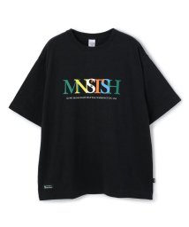 MANASTASH(マナスタッシュ)/MANASTASH/マナスタッシュ/HEMP TEE W－OA/ヘンプティーW－OA　Tシャツ/ブラック