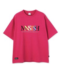 MANASTASH(マナスタッシュ)/MANASTASH/マナスタッシュ/HEMP TEE W－OA/ヘンプティーW－OA　Tシャツ/ピンク