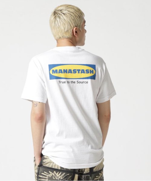 MANASTASH(マナスタッシュ)/直営店限定品　MANASTASH/マナスタッシュ　FURNITURE TEE ファニチャ―ティー　Tシャツ/ホワイト