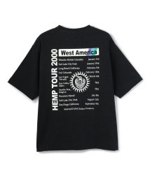 MANASTASH(マナスタッシュ)/MANASTASH/マナスタッシュ/HEMP TEE TOUR 22/ヘンプツアーTシャツ/ブラック