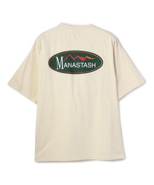 MANASTASH(マナスタッシュ)/MANASTASH/マナスタッシュ/Re:CTN OVAL LOGO TEE/ロゴTシャツ/オフホワイト3