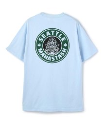 MANASTASH(マナスタッシュ)/MANASTASH/マナスタッシュ/CAFE TEE/グラフィックTシャツ/サックス1