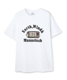MANASTASH(マナスタッシュ)/MANASTASH/マナスタッシュ/BEER TEE/ロゴTシャツ/ホワイト