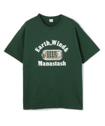 MANASTASH(マナスタッシュ)/MANASTASH/マナスタッシュ/BEER TEE/ロゴTシャツ/ダークグリーン