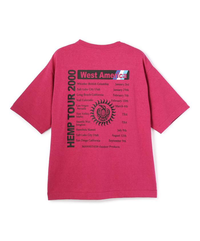 セール】MANASTASH/マナスタッシュ/HEMP TEE TOUR 22/ヘンプツアーT