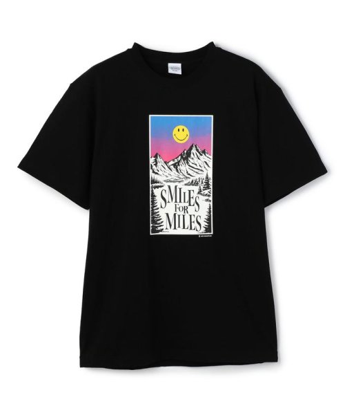 MANASTASH(マナスタッシュ)/MANASTASH/マナスタッシュ/MOON SMILE TEE/ムーンスマイルTシャツ/ブラック