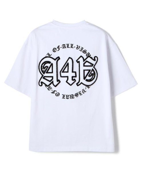 BEAVER(ビーバー)/A4A/エーフォーエー/STUDIUM SHORT SLEEVE TEE/グラフィックTシャツ/ホワイト