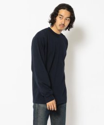 BEAVER(ビーバー)/LOS ANGELES APPAREL / ロサンゼルスアパレル　GD LS TEE　長袖Tシャツ/ネイビー