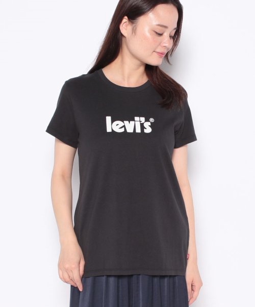 LEVI’S OUTLET(リーバイスアウトレット)/THE PERFECT TEE SEASONAL POSTER LOGO T2/ブラック