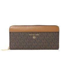 MICHAEL KORS(マイケルコース)/【MICHAEL　MICHAEL　KORS】MICHAEL KORS　34H1GT9E8B　ラウンドファスナー長財布/ブラウン系