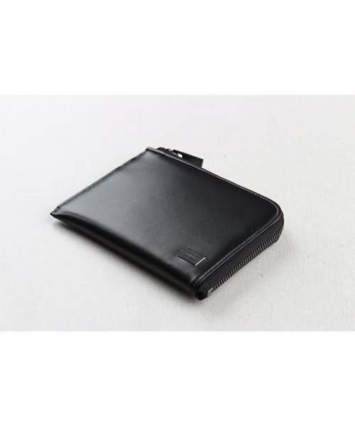 ポーター プリュム ウォレット 179－03869 吉田カバン 財布 二つ折り財布 薄型 本革 レザー L字ファスナー メンズ レディース PORTER ポーター プリュム PORTER PLUME コンビネーション鞣し
