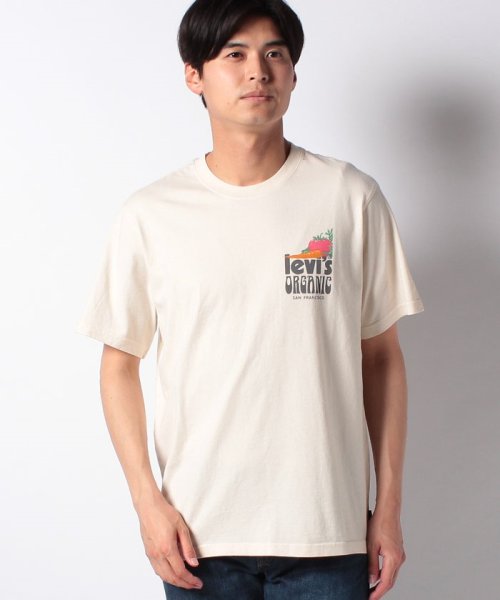 LEVI’S OUTLET(リーバイスアウトレット)/SS RELAXED FIT TEE BI FRESH UNDYED GREIG/ナチュラル