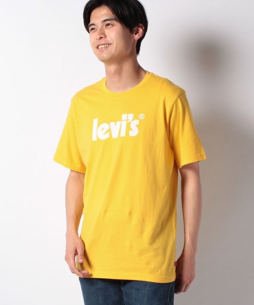 LEVI’S OUTLET(リーバイスアウトレット)/SS RELAXED FIT TEE POSTER TEE SOLAR POWE/イエロー