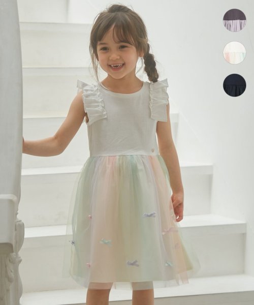 セール チュールドッキングワンピース エニファム キッズ Anyfam Kids Magaseek