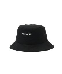 Carhartt WIP(カーハートダブルアイピー)/【日本正規品】カーハート ハット Carhartt WIP SCRIPT BUCKET HAT スクリプトバケットハット コットン ロゴ 刺繍 I029937/ブラック