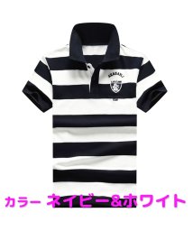 MOWMOW FASHION/ポロシャツ メンズ 半袖 ゴルフウェア POLO ボーダー 鹿の子 綿 夏物 春物 涼しい スポーツ イケおじ 襟付き 父の日 プレゼント/504813306