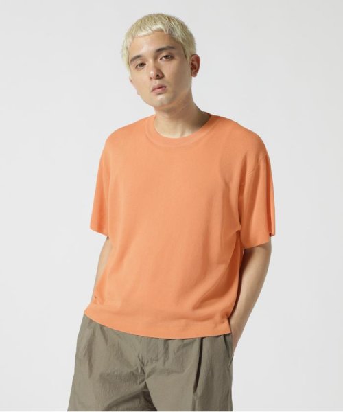 GARDEN(ガーデン)/crepuscule /クレプスキュール/Exclusive Knit Tee/別注ニットティー/ORANGE