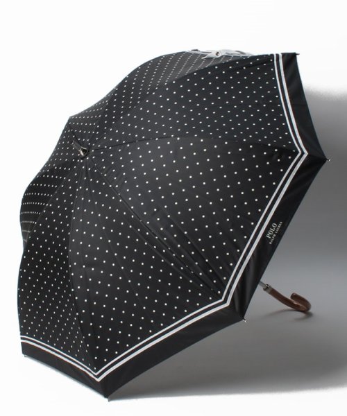 POLO RALPH LAUREN(umbrella)(ポロラルフローレン（傘）)/晴雨兼用日傘  ”ドット グログラン”/ブラック