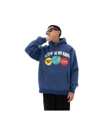 LHP(エルエイチピー)/AFEWGOODKIDS/アフューグッドキッズ/グラフィックプリントパーカー/EarthOnTheHoodie/ブルー