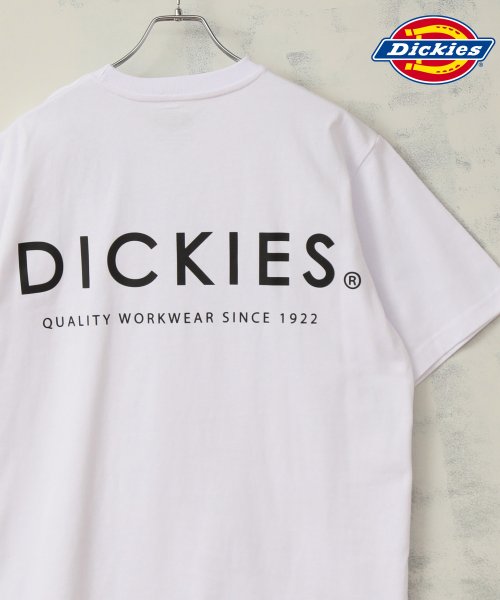 ALWAYS GOOD TIME NEW BASIC STORE(オールウェイグッドタイムニューベーシックストア)/【DICKIES/ディッキーズ】バックプリント クルーネックTシャツ/ホワイト