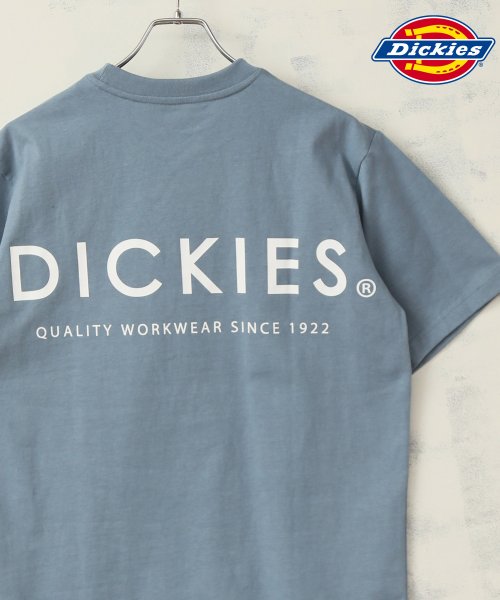 ALWAYS GOOD TIME NEW BASIC STORE(オールウェイグッドタイムニューベーシックストア)/【DICKIES/ディッキーズ】バックプリント クルーネックTシャツ/サックスブルー