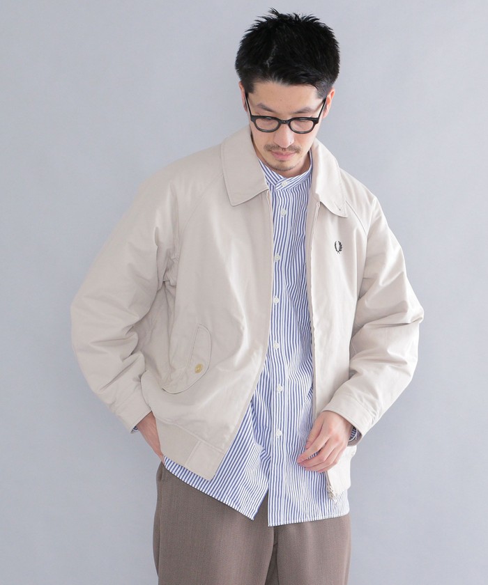 【セール】【SHIPS別注】FRED PERRY: パディング ハリントン