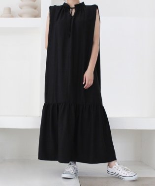 MODE ROBE/サイドタックノースリーブワンピース/504816834