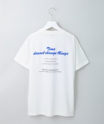 INDIVI/【WORLD for the World】バックプリント ロゴTシャツ/504817174