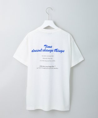 INDIVI/【WORLD for the World】バックプリント ロゴTシャツ/504817174