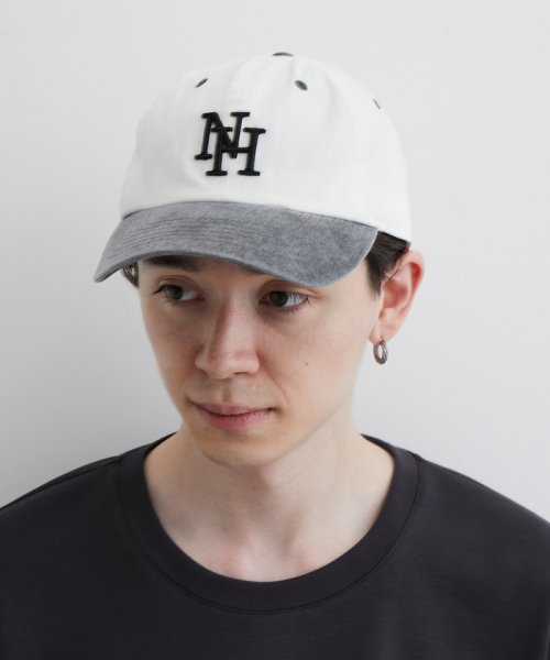 JUNRed(ジュンレッド)/NEW HATTANロゴCAP/ホワイト系（11）