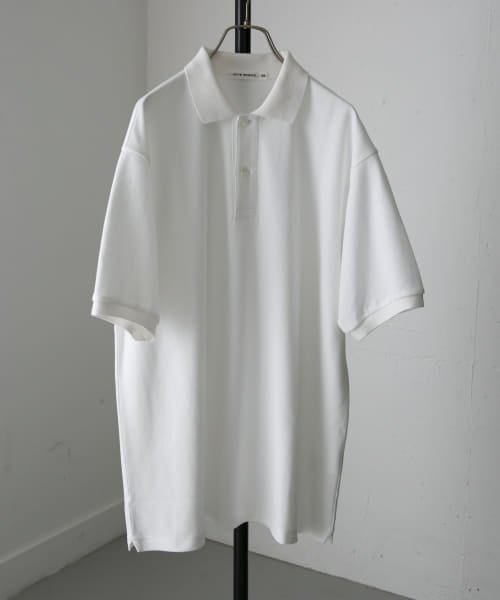 URBAN RESEARCH(アーバンリサーチ)/『別注』Scye×URBAN RESEARCH　EMB BIG ポロシャツ/WHITE