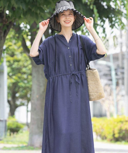 セール ハーフスリーブデニムワンピース Urban Research Rosso Urban Research Rosso Magaseek