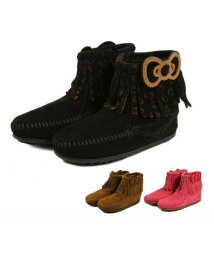 BACKYARD FAMILY/m229k ミネトンカ MINNETONKA Children's Kitty Fringe Boot/501042076