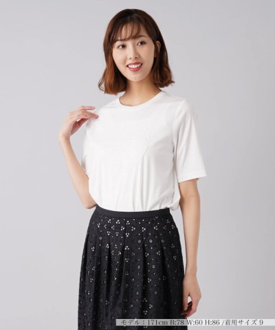 ロゴ刺繍Ｔシャツ【Leilian WHITE LABEL】