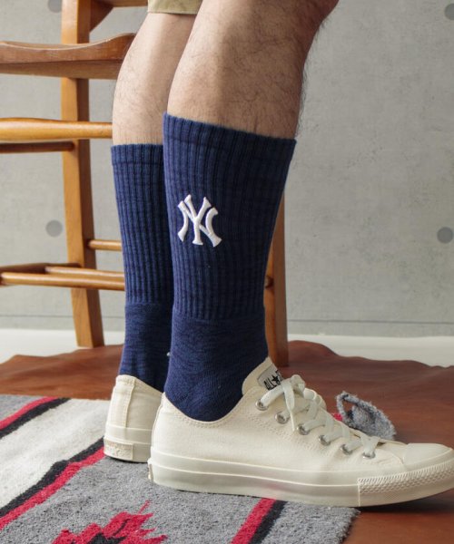GLOSTER(GLOSTER)/【ROSTER SOX×MLB×GLOSTER】完全別注 ソックス/ブルー系その他2