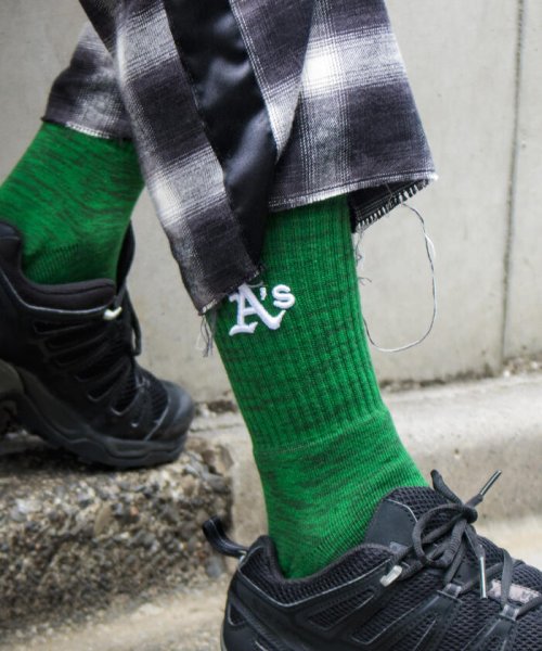 GLOSTER(GLOSTER)/【ROSTER SOX×MLB×GLOSTER】完全別注 ソックス/グリーン系その他