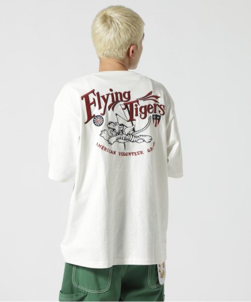 AVIREX(AVIREX)/刺繍 Tシャツ フライング タイガース / EMBROIDERY T－SHIRT FLYING TIGERS/ホワイト