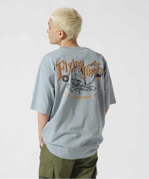 AVIREX(AVIREX)/刺繍 Tシャツ フライング タイガース / EMBROIDERY T－SHIRT FLYING TIGERS/サックス1