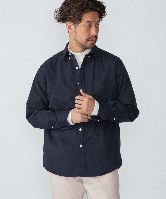 セール】SHIPS: MADE IN JAPAN ハイデンシティーツイル ボタンダウン