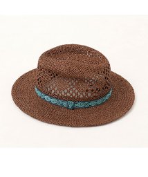 Amina(アミナ)/Amina オースティンHAT ハット メンズ ブランド オシャレ オースティンハット ペーパーハット 帽子 麦わら帽子 ブラウン ホワイト ナチュラル ユニセ/ブラウン