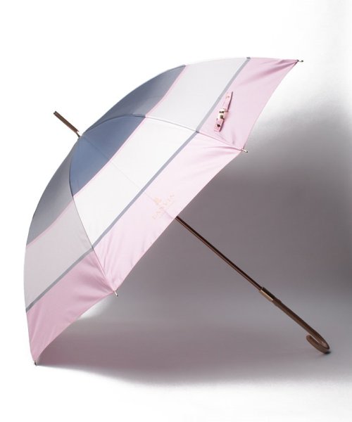 LANVIN Collection(umbrella)(ランバンコレクション（傘）)/LANVIN COLLECTION（ランバンコレクション） 傘【先染めツイル】/ペールピンク