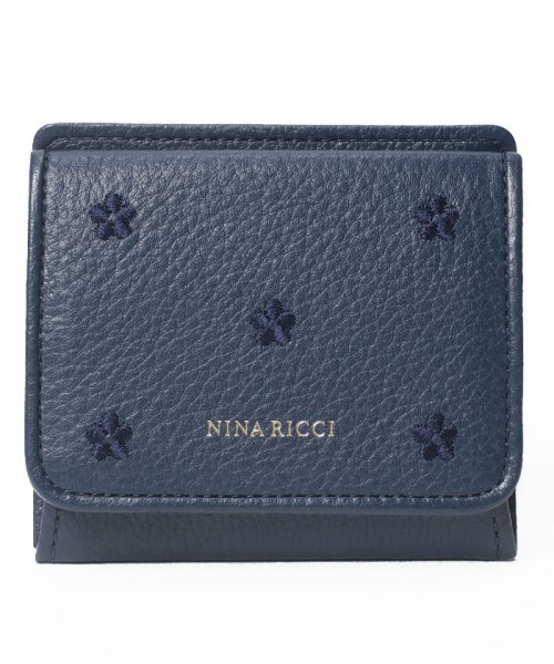 NINA RICCI(ニナリッチ（ウォレット）)/コンパクト財布【タマラパース】/ネイビー