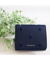 NINA RICCI(ニナリッチ（ウォレット）)/二つ折りコンパクト財布【タマラパース】/ネイビー