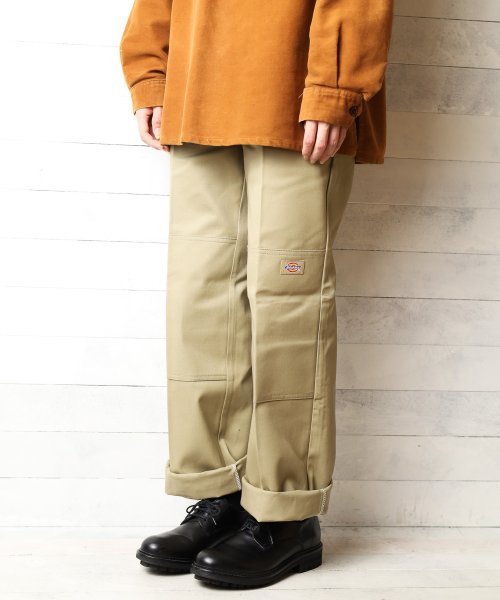 ar/mg(エーアールエムジー)/【78】【14788800】【Dickies（ディッキーズ）】DOUBLE KNEE/ベージュ