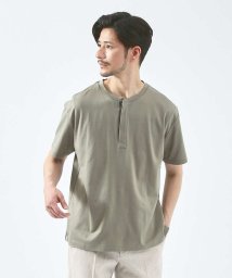 ABAHOUSE/【スーピマコットン】比翼 ヘンリーネック Tシャツ/504818896